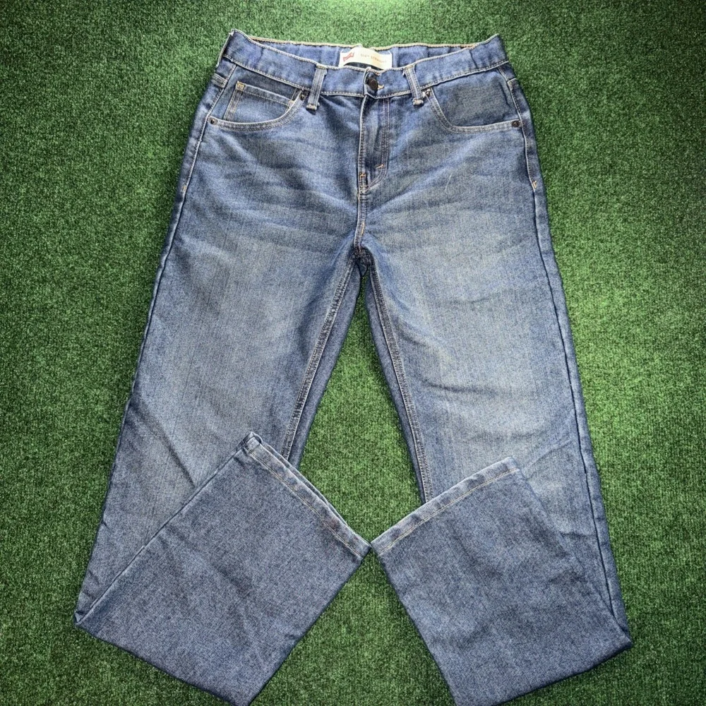 Levi's 514 Jeans Men's Size 29x31 Dark Blue jeans Straight Leg Y2K